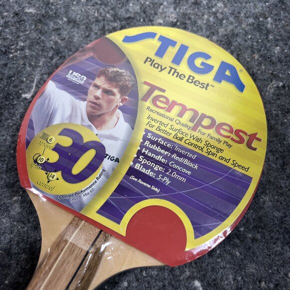 New STIGA Tempest Ping Pong Paddle Table Tennis T0020 USATT Approved - Picture 3 of 4